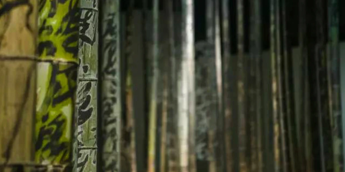 《竹径》- 媒介：书法与建筑的关系